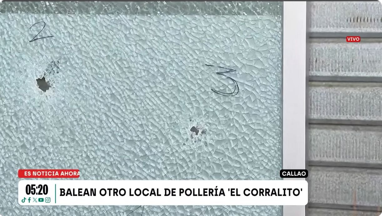 Disparan nueve veces contra pollería El Corralito en La Perla. Foto: Latina