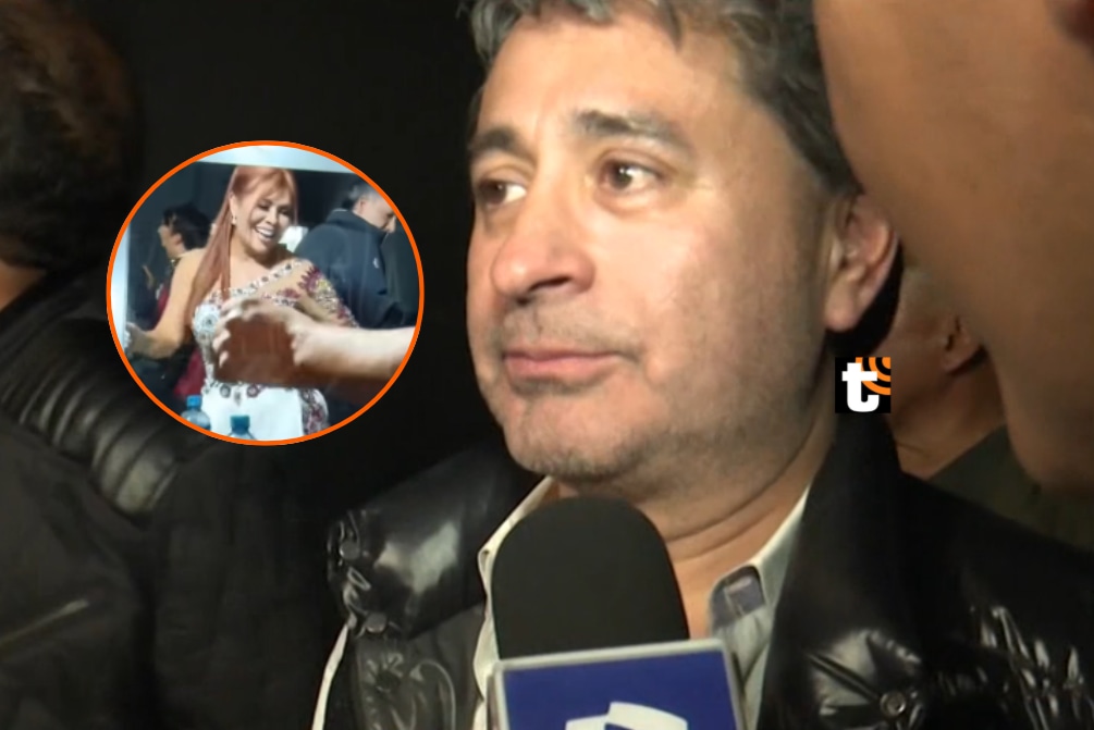 Notario Alfredo Zambrano, Magaly Medina, estuvo presente en el aniversario de 'La Bella Luz'.