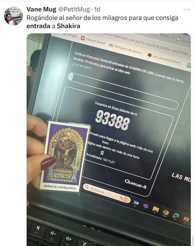 Shakira y los memes que dejó la venta de entradas para conciertos. (Fotos: Trome - Twitter)