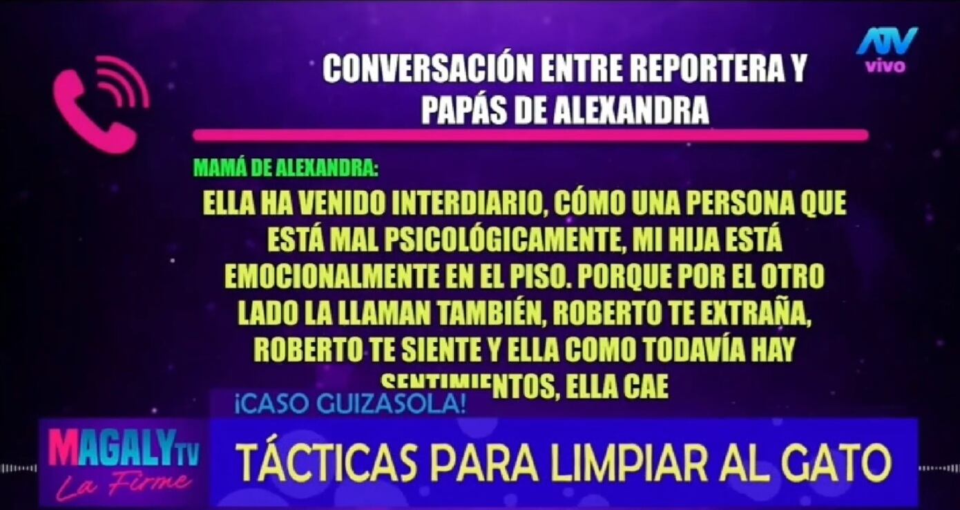 Mamá de 'La Gordibuena' echa a intermediaria de Roberto Guizasola.