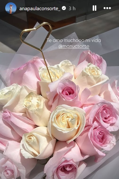 Ana Paula Consorte muestra obsequio recibido por el Día de la Mujer tras ausencia de Paolo Guerrero.