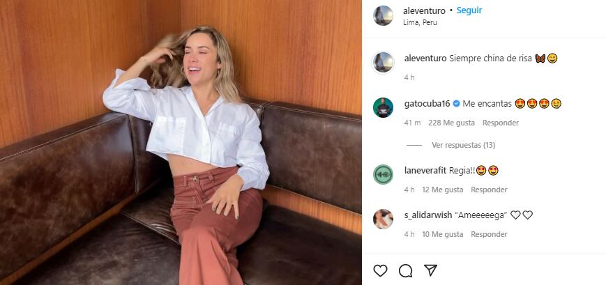 Ale Venturo recibió cariñoso mensaje de Rodrigo Cuba. ¿Confirman relación?