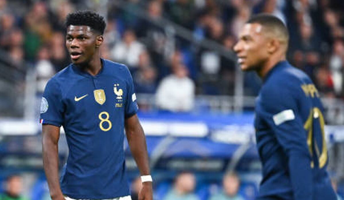 Kylian Mbappé es compañero de Tchouaméni en la Selección de Francia. (Getty Images)