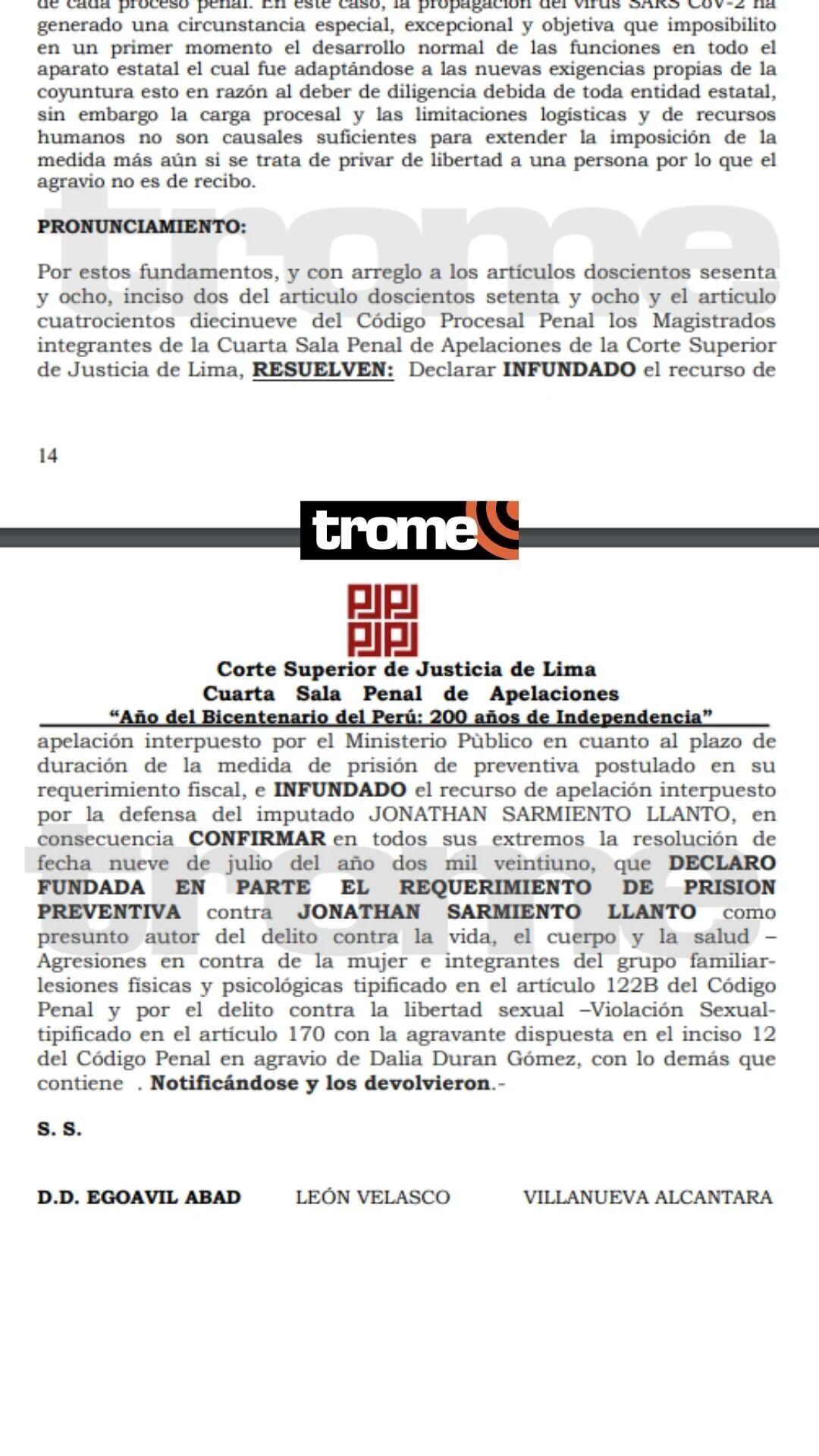 John Kelvin: le niegan la apelación y continuará con prisión preventiva
