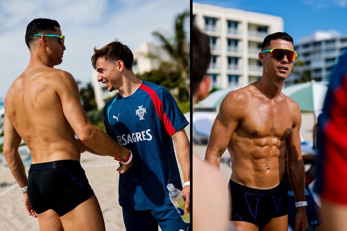 Compañeros de Cristiano Ronaldo quedaron impresionados con su figura (Foto: @cristiano)