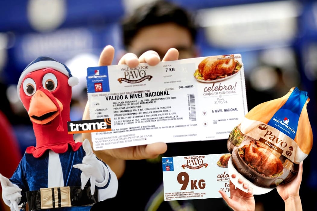 Continúa la atención en las paviferias. Entérate dónde y en qué horarios atienden y cómo reconocer los vales para evitar estafas. (Compos. Isabel Medina /Foto: César Bueno / San Fernando / Trome).