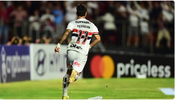 Gol de Aldemir Ferreira para el 1-0 del Alianza Lima vs. Sao Paulo por la Copa Libertadores 2025 (Video: @SC_ESPN).