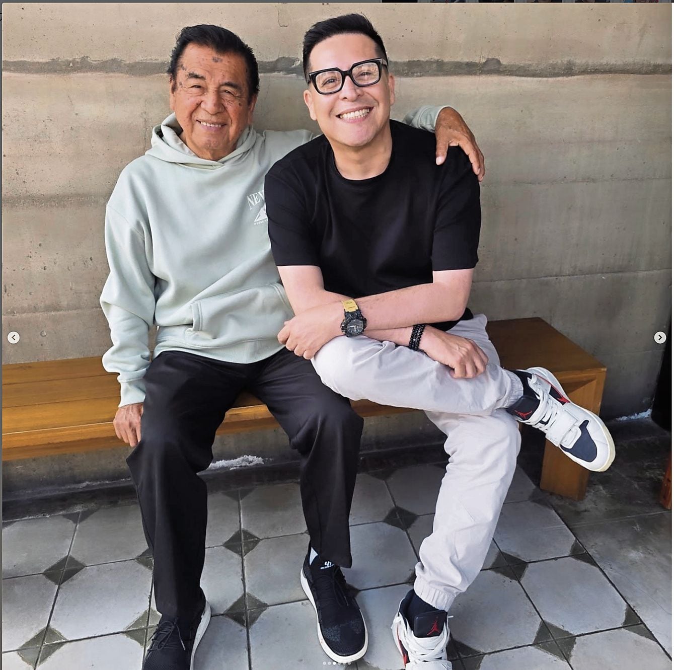 Carloncho y su papá