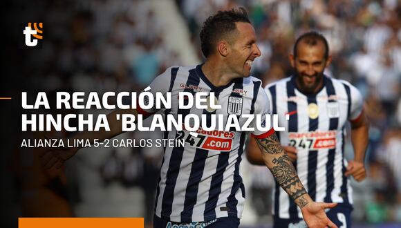 Alianza Lima 5-2 Carlos Stein: la reacción del hincha ‘blanquiazul’ tras la emotiva goleada en Matute