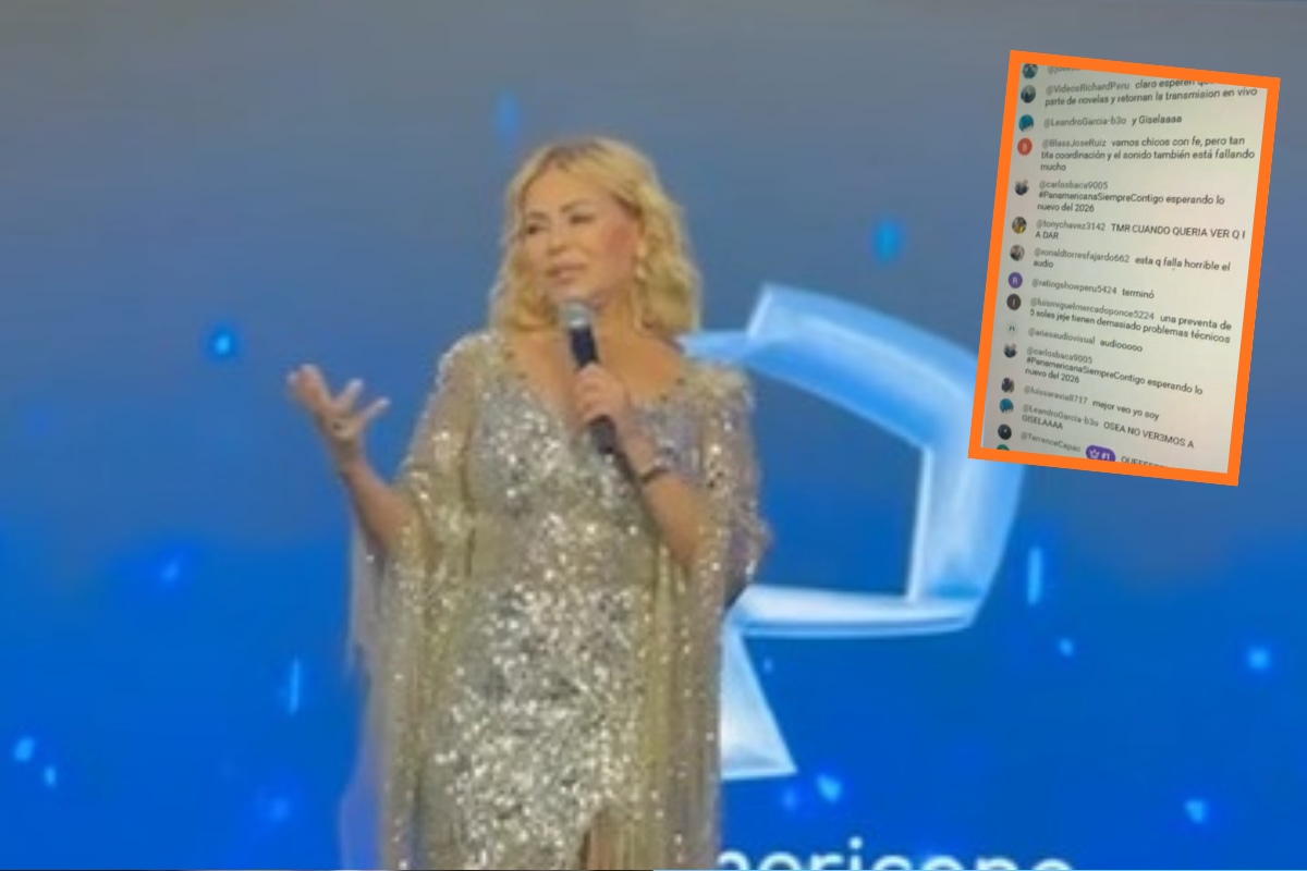 Transmisión de presentación de Gisela en Panamericana fue muy criticada por fallas técnicas. (YouTube/ Intarándula)