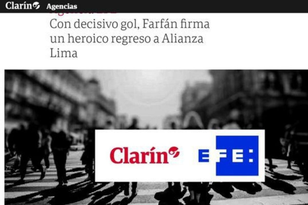 Clarín calificó como 'Héroe' a jugador blanquiazul en su regreso (Captura)