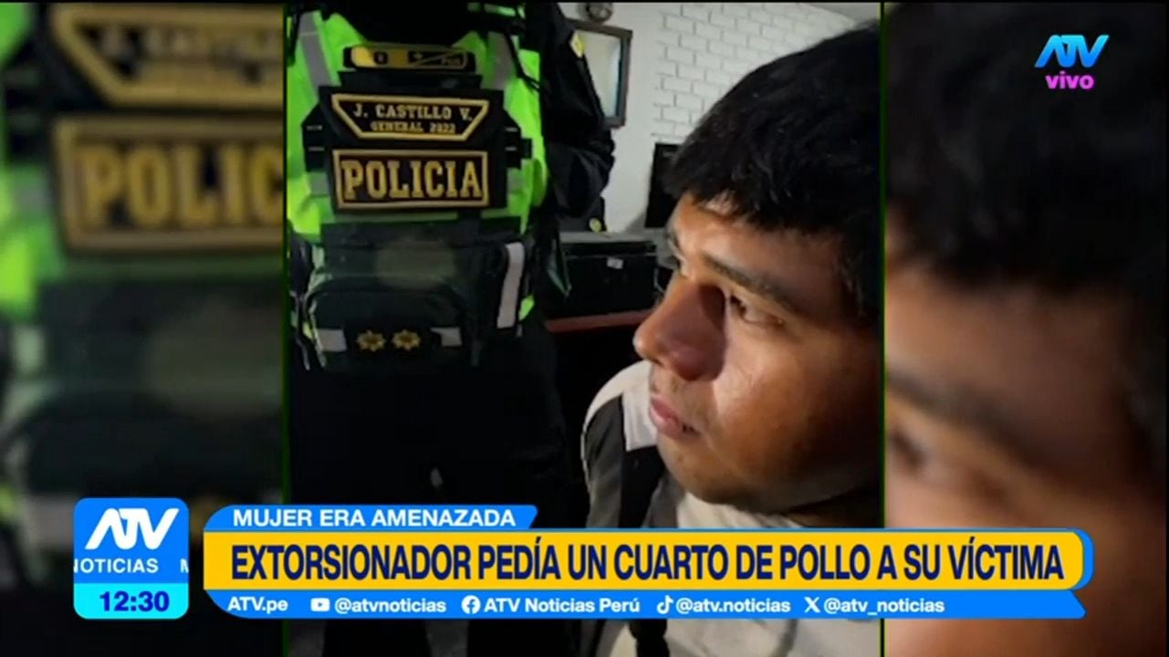 Fue capturado con las manos en la masa. Foto: ATV