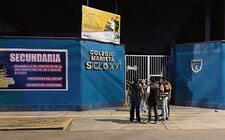 Trujillo: Delincuentes detonan explosivo dentro de colegio | VIDEO