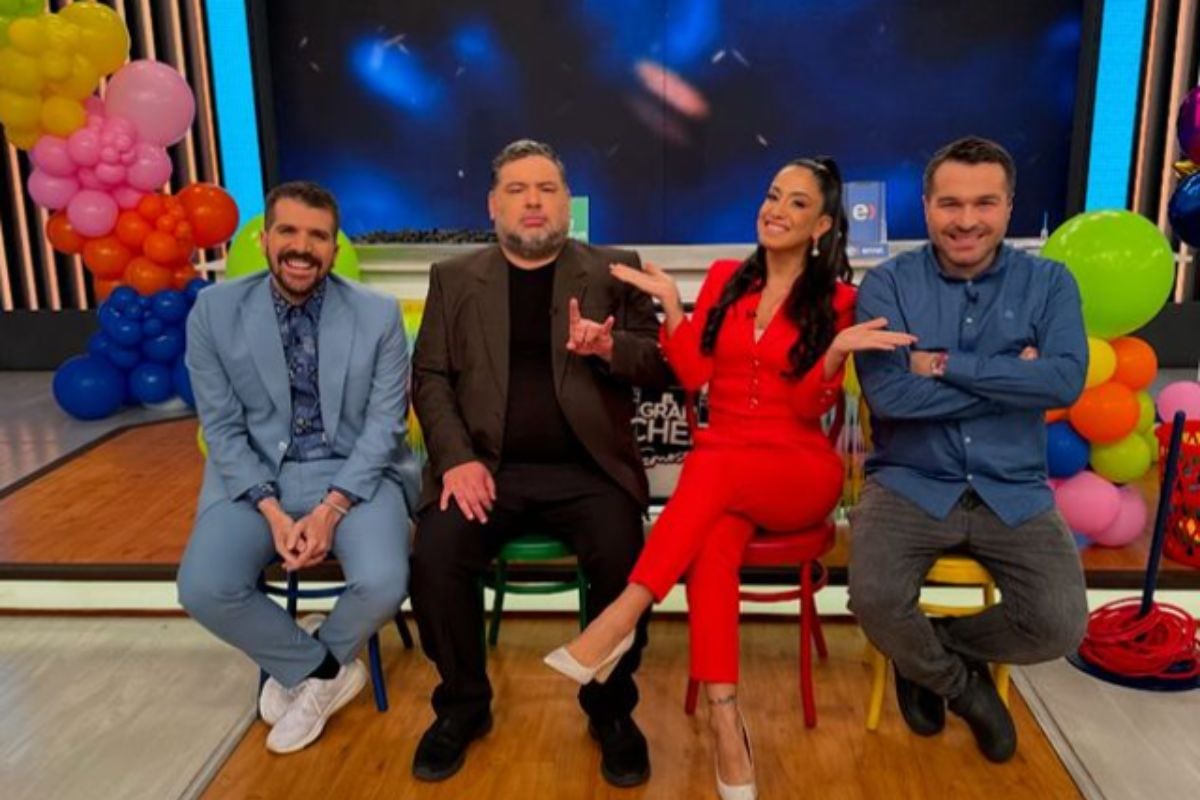 Junto al jurado del programa El Gran Chef de Latina. Fotos: Internet.