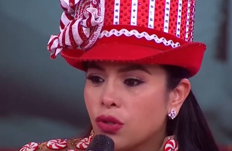 Maricarmen Marín llora por su mamá