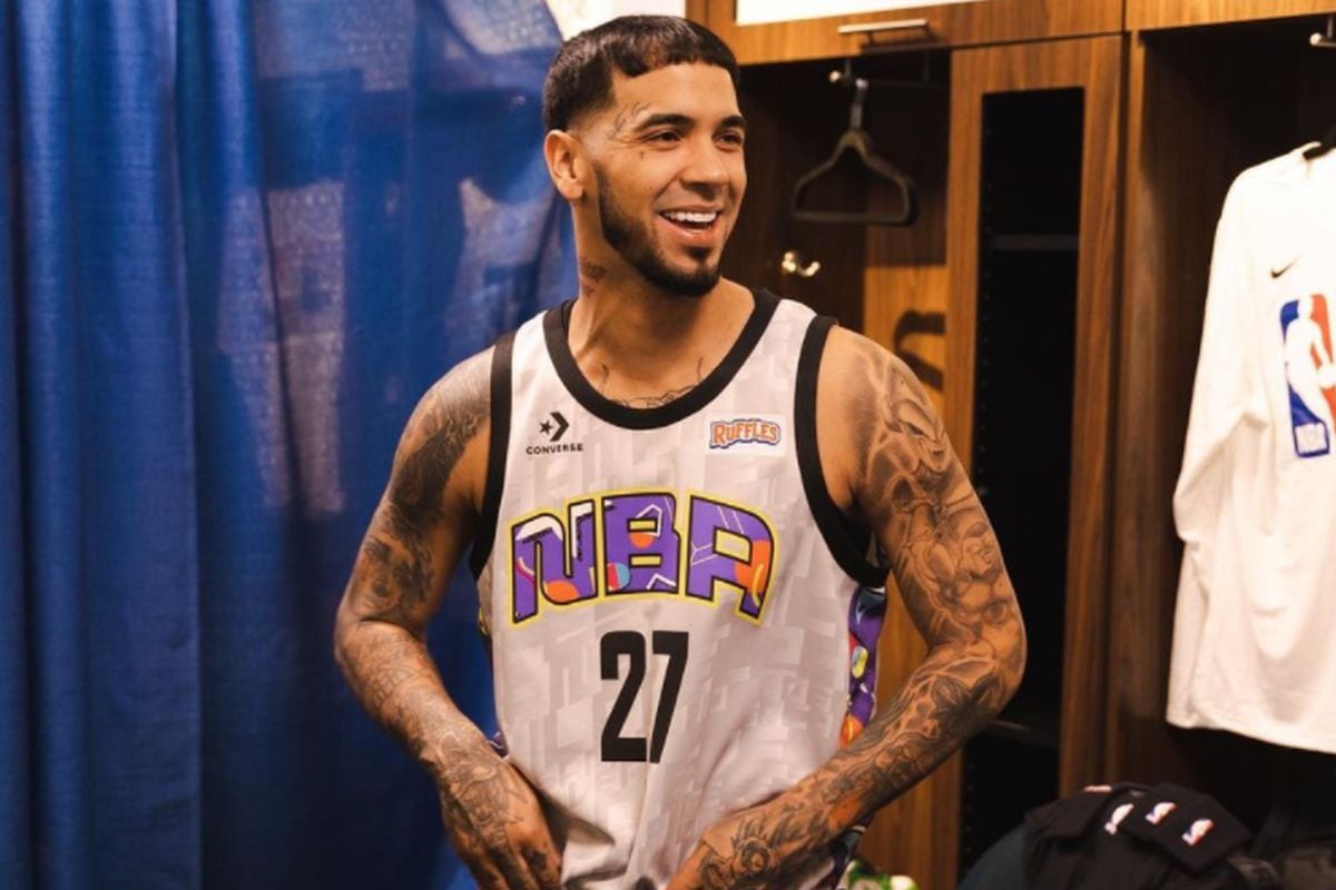 Anuel AA cuando estaba en una relación con Karol G. (Foto: Anuel AA / Instagram)