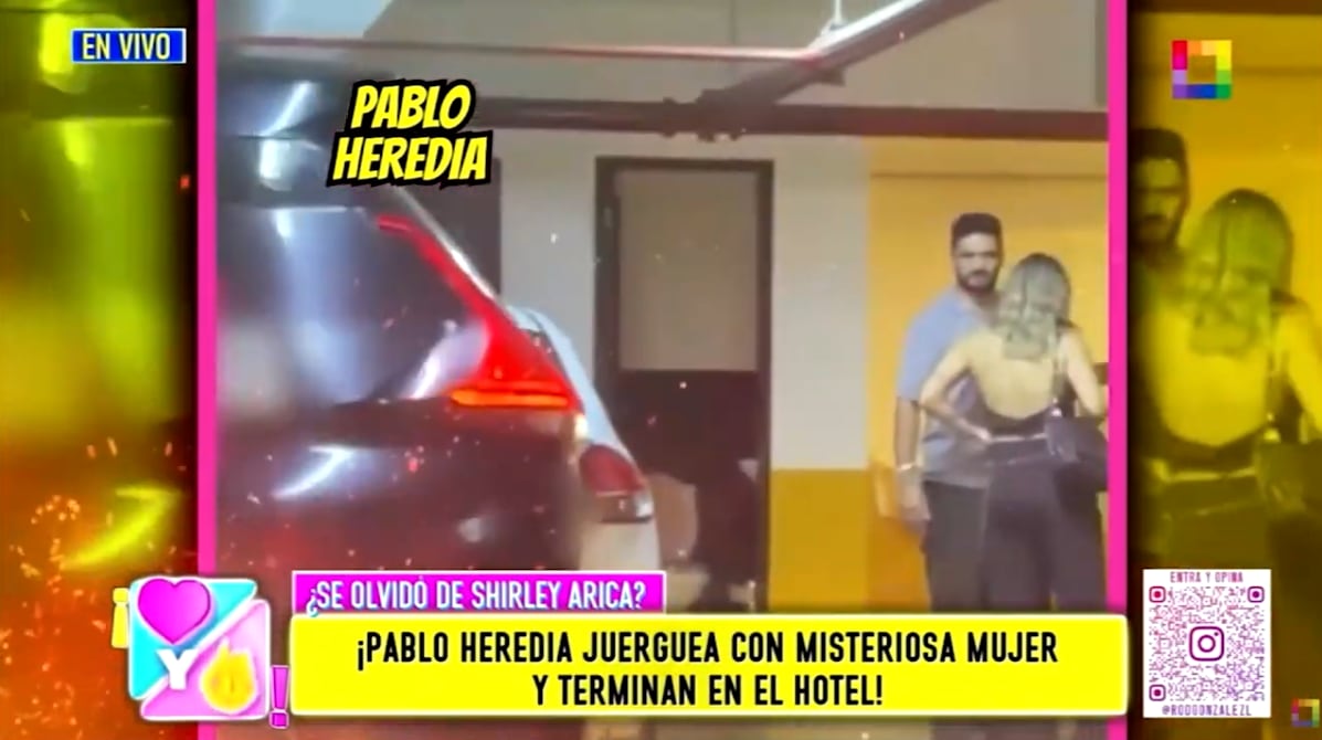 Pablo Heredia termina la noche con guapa rubia.