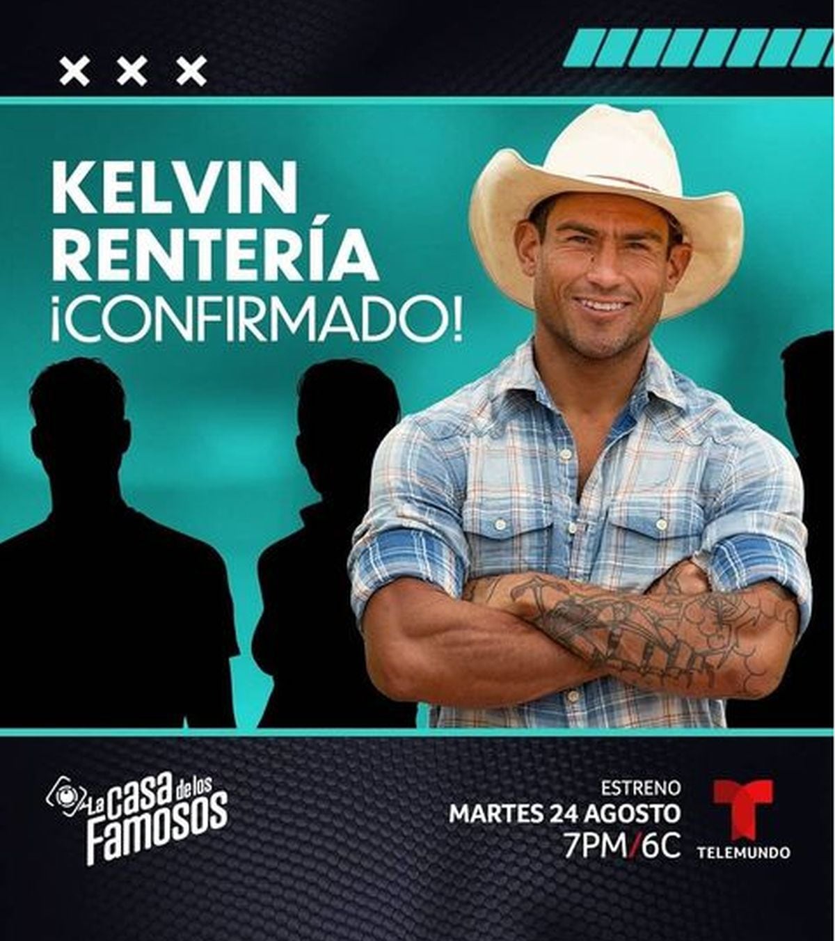 Jelvin Rentería fue el último famoso en confirmarse para el nuevo reality show (Foto: Telemundo/Instagram)
