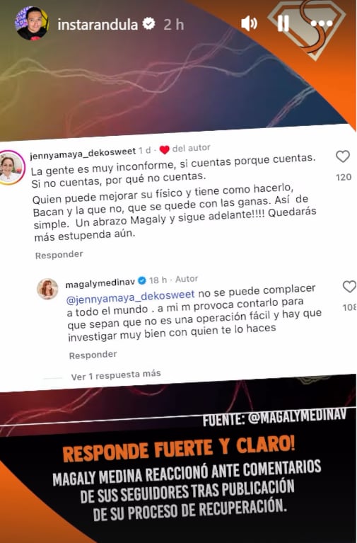 Magaly Medina explica por qué ha contado al detalle sobre su reciente intervención quirúrgica en el rostro.