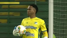 Pedro Gallese debutó en el Deportivo Cali con el arco en cero | VIDEO