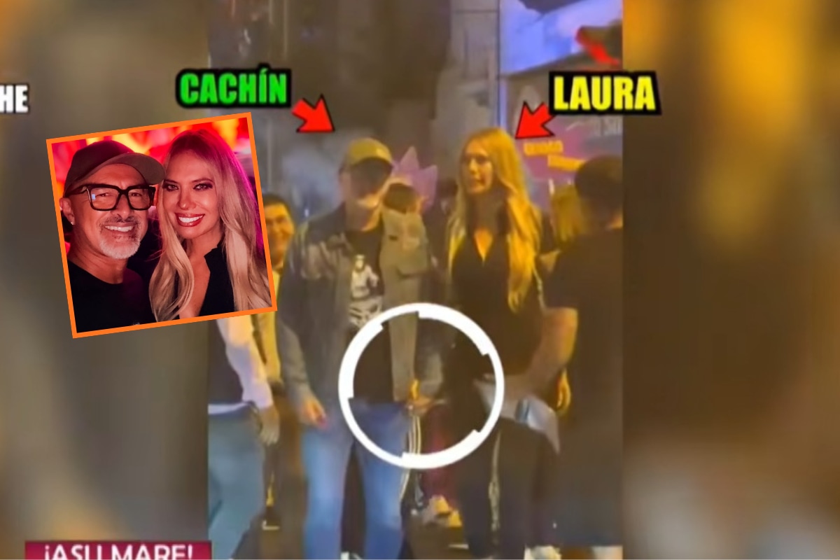 Carlos Alcántara y Laura Huarcayo en concierto de Ed Sheeran. (Magaly Tv, La Firme)