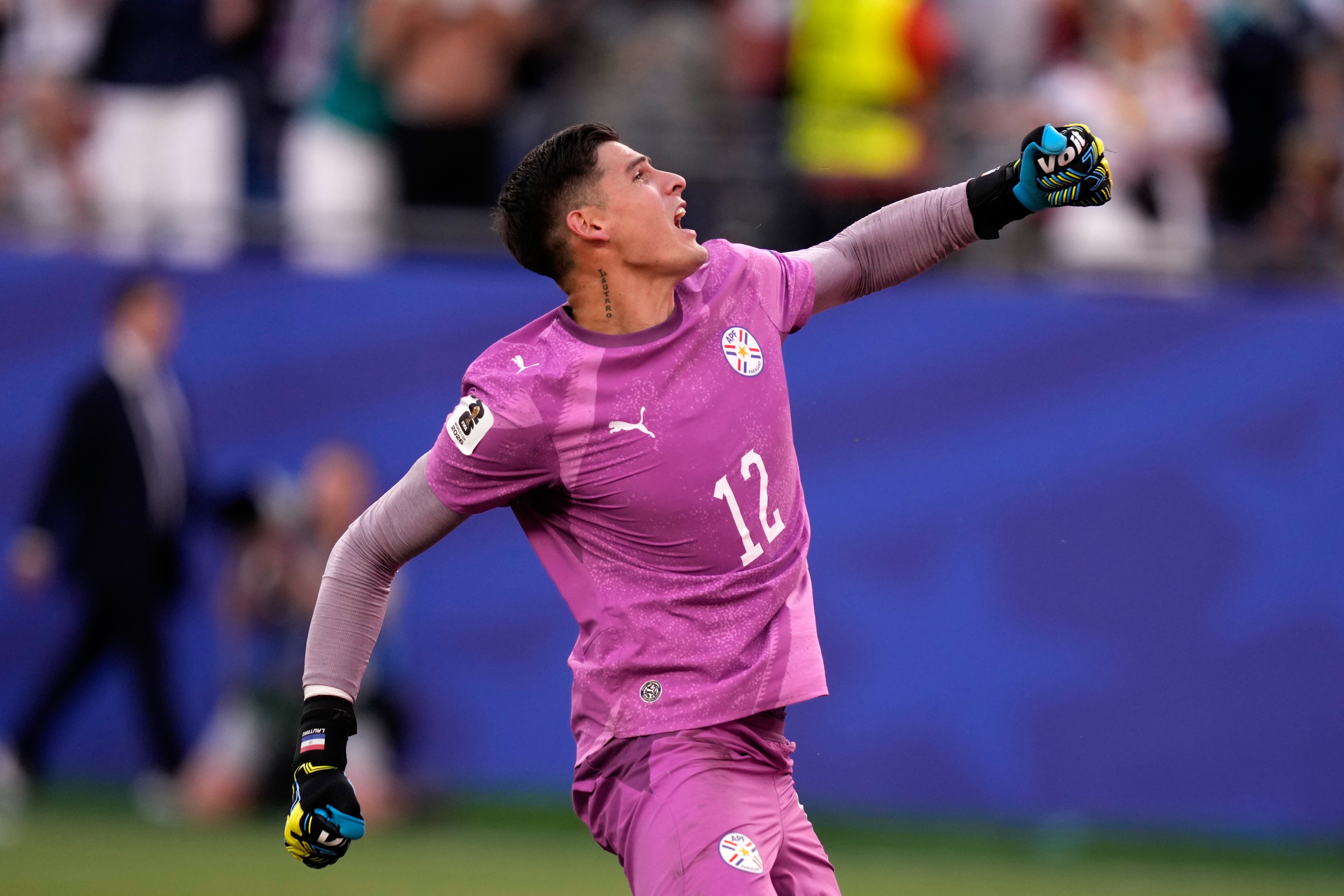 Orlando Gill, el héroe de Paraguay,
ante Alemania en el Mundial 2026. (AP Foto/Charles Krupa)