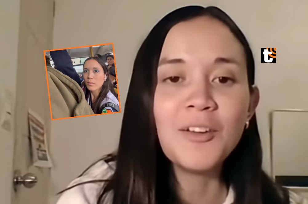 Influencer Alejandra Argumedo lanzó comentarios racistas a pasajeros del Metropolitano.