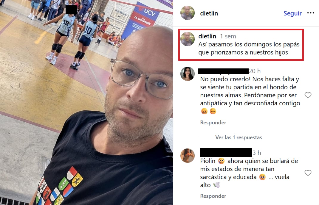 Jean Francois Dietlin, ex de Olinda Castañeda, falleció.