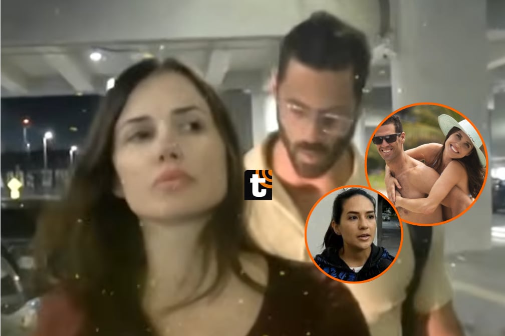 Maju Mantilla abordada por 'Amor y Fuego' tras regresar de viaje con Gustavo Salcedo.