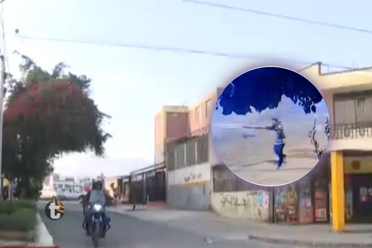 Vecinos de SJL vivieron momento de terror por disparos y ataque con artefactos pirotécnicos (Imagen: América TV)