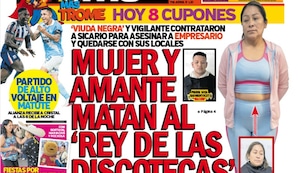 MUJER Y AMANTE MATAN AL ‘REY DE LAS DISCOTECAS’