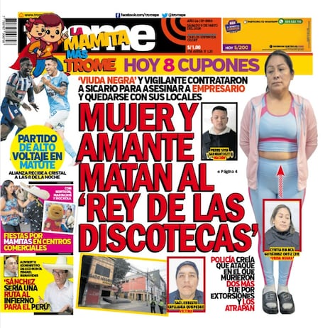 MUJER Y AMANTE MATAN AL ‘REY DE LAS DISCOTECAS’