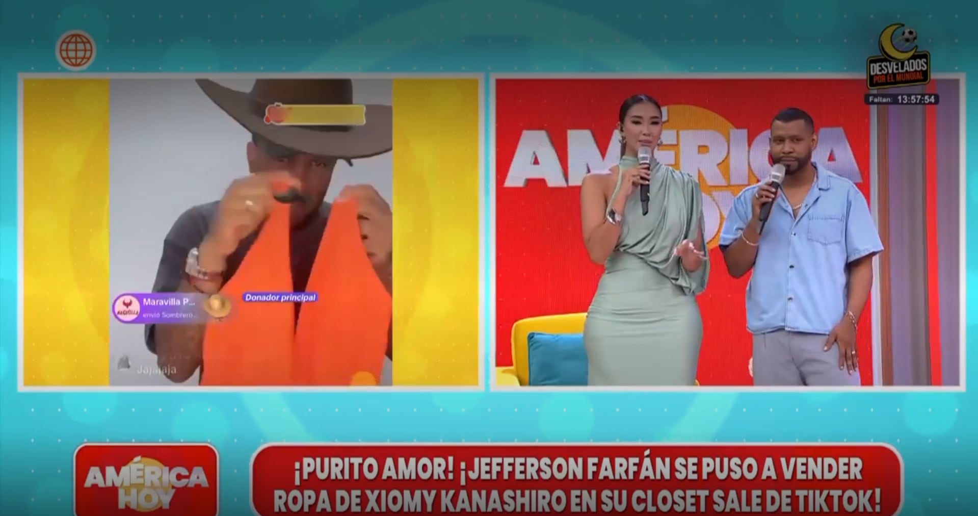 'Chinita' cuenta sobre el 'live' en donde Farfán apareció. (Fotos: América Hoy)