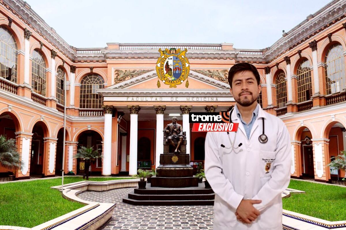 Trome conversó con Israel Benavidez, sanmarquino que realizó pasantías en Harvard y el MIT. Terminó sus estudios de Medicina, realizó el SERUMS y ya es médico. (Entrevista y foto composición: Isabel Medina / Trome).