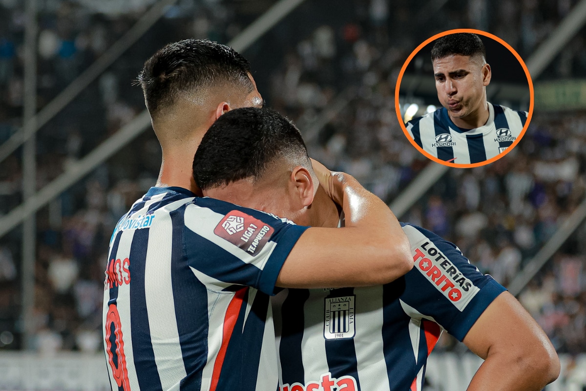 Gianfranco Chávez se emocionó después de una semana complicada para Alianza Lima. (Liga1 Te apuesto/ 📸 ITEA Sport)