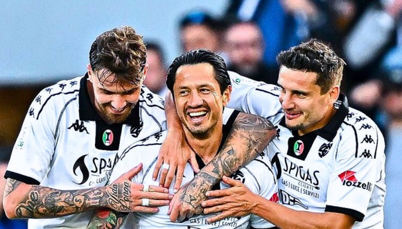 Gianluca Lapadula 'se quitó la sal' con este doblete en importnate triunfo de Spezia ante el Sampdoria. (Video: Difusión)