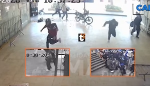 ¡Balacera y terror! Imágenes de la impactante captura del delincuente que asesinó a cambista en el Mercado Central