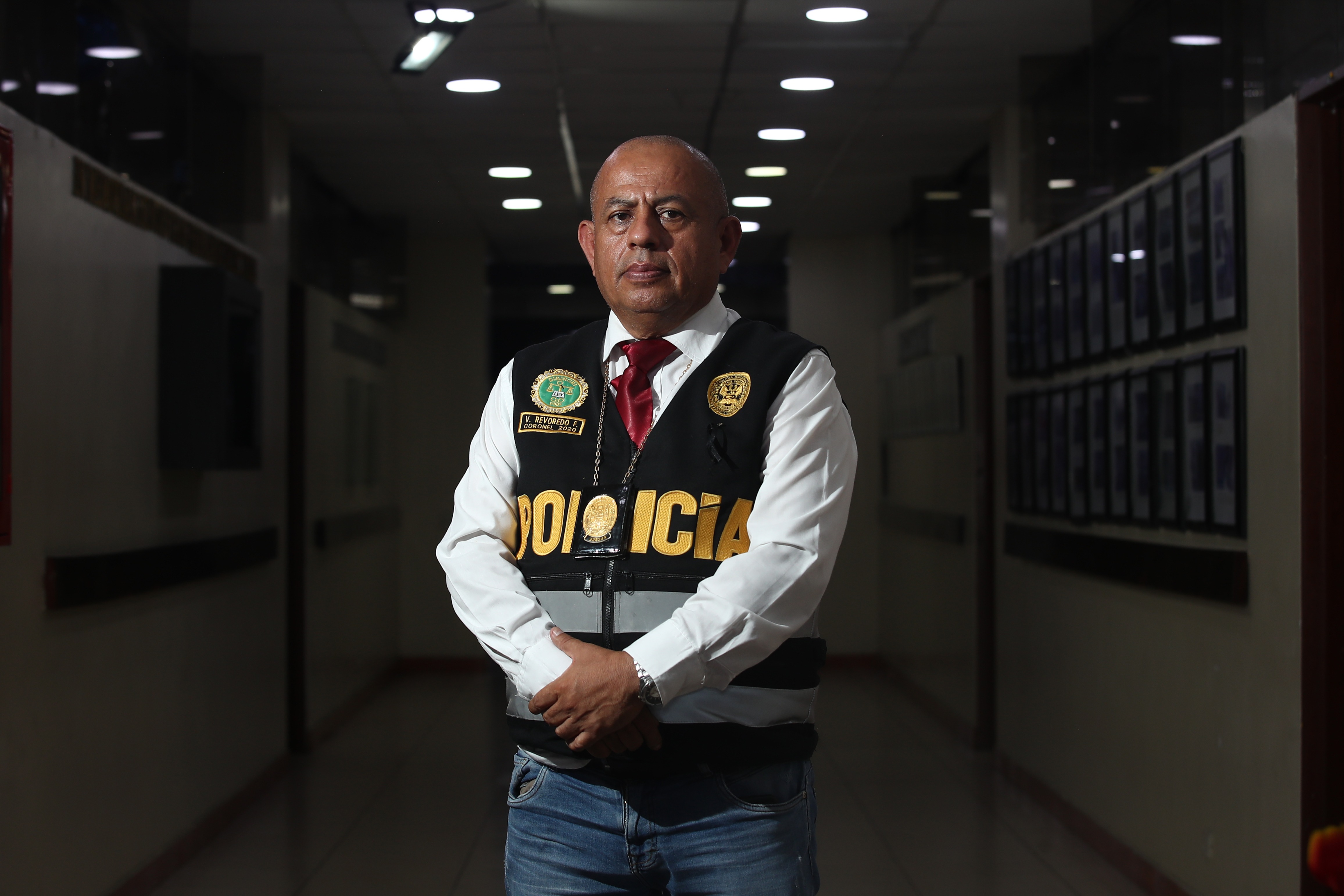 Coronel PNP, Víctor Revoredo Farfán, jefe de la Policía de Investigación de Homicidios. (gec)