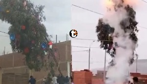 Yunza mortal en Ancón: Un hombre falleció al recibir descarga eléctrica por colocar árbol en evento que no contaba con autorización