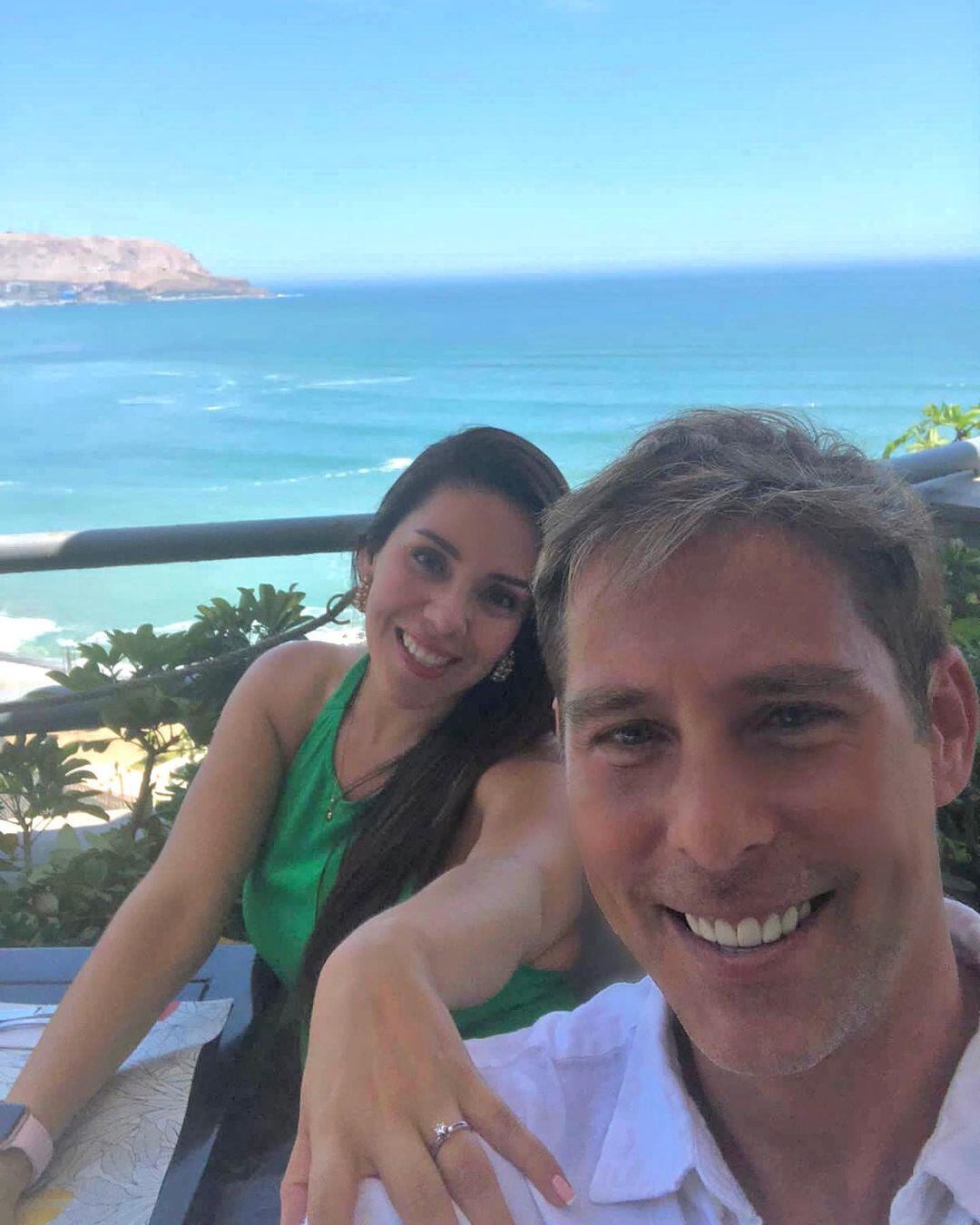 Mili Asalde y Laszlo Kovacs se conocieron en el año 2009, cuando el actor peruano estaba en una de las giras de “Al Fondo Hay Sitio” (Foto: Mili Asalde)