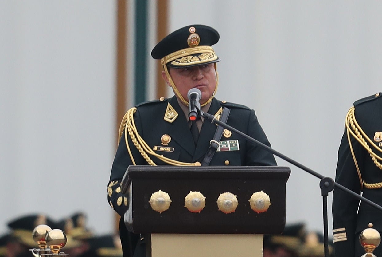 Raúl Alfaro fue comandante general de la PNP. Foto: GEC