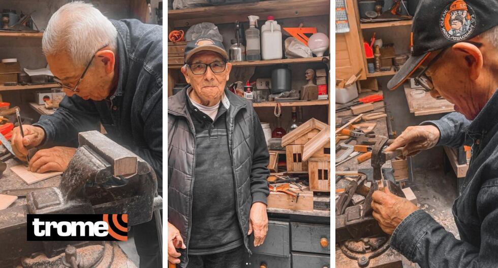 Trabaja con madera caoba y cedro para que sus casitas y marcos tengan mejor calidad.