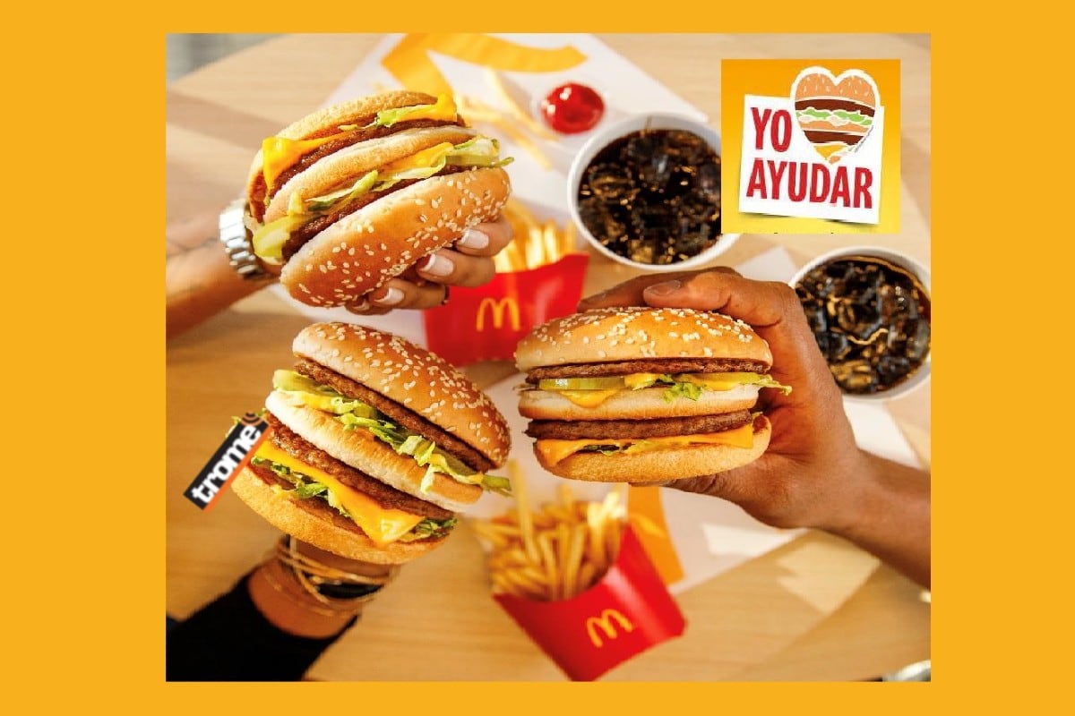 El viernes 9 de diciembre será al ‘Gran Día’. Se donará el 100 % de las ventas de hamburguesas Big Mac a favor de jóvenes de Aldeas Infantiles SOS Perú y niños y niñas de la Asociación Casa Ronald McDonald. (Compos. Trome) / McDonald's
