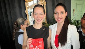 Cumbre Mundial de Mujeres: Pierangeli Dodero y primera dama de Ecuador en evento por el empoderamiento femenino