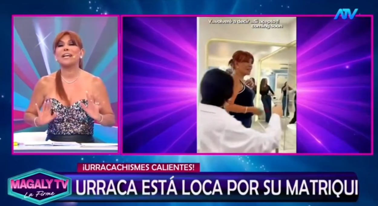 Magaly Medina ya diseña su vestido para la renovación de votos.