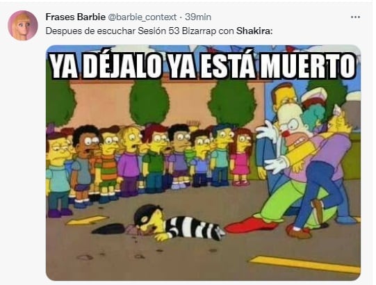 Fans de Shakira reaccionan tras el estreno de su nueva canción, donde Piqué es el blanco de burlas. (Foto: Twitter).