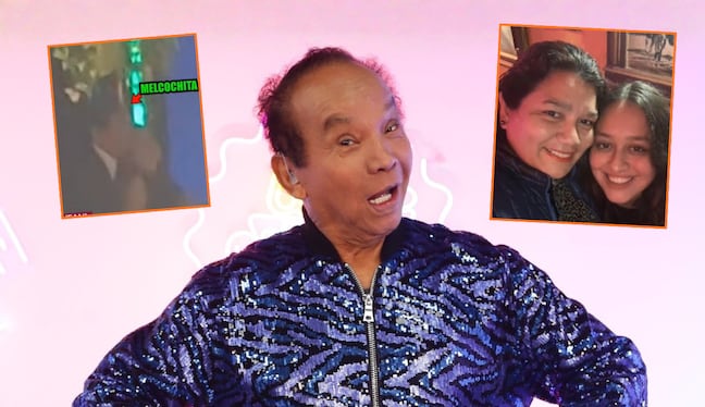 Melcochita fue captado apachurrando e examiga de Monserrat. (@photo.gec/ Magaly Tv)