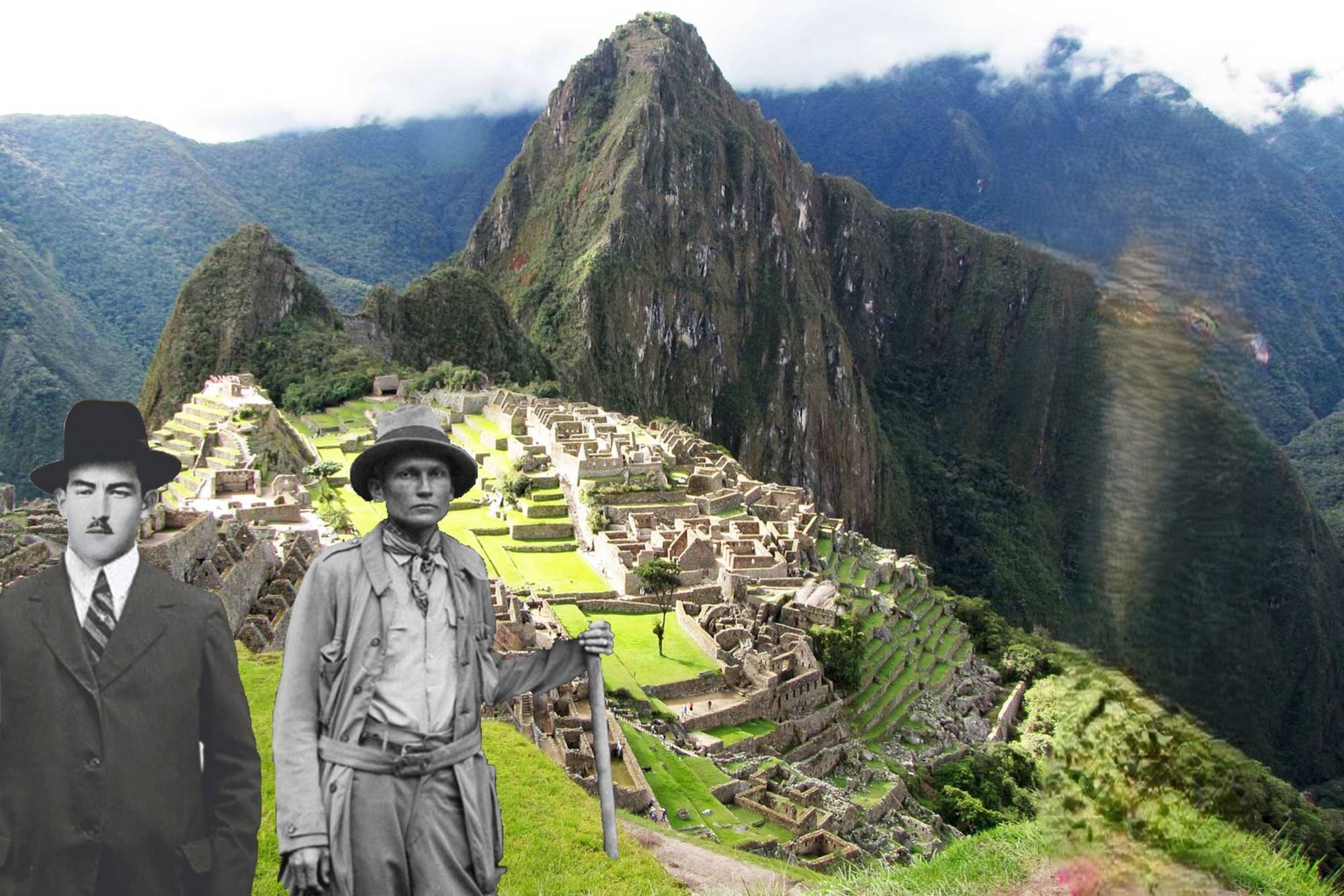 Agustín Lizárraga e Hiram Bingham.