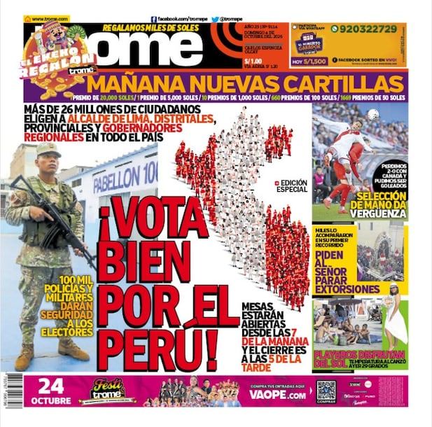 Portada Trome