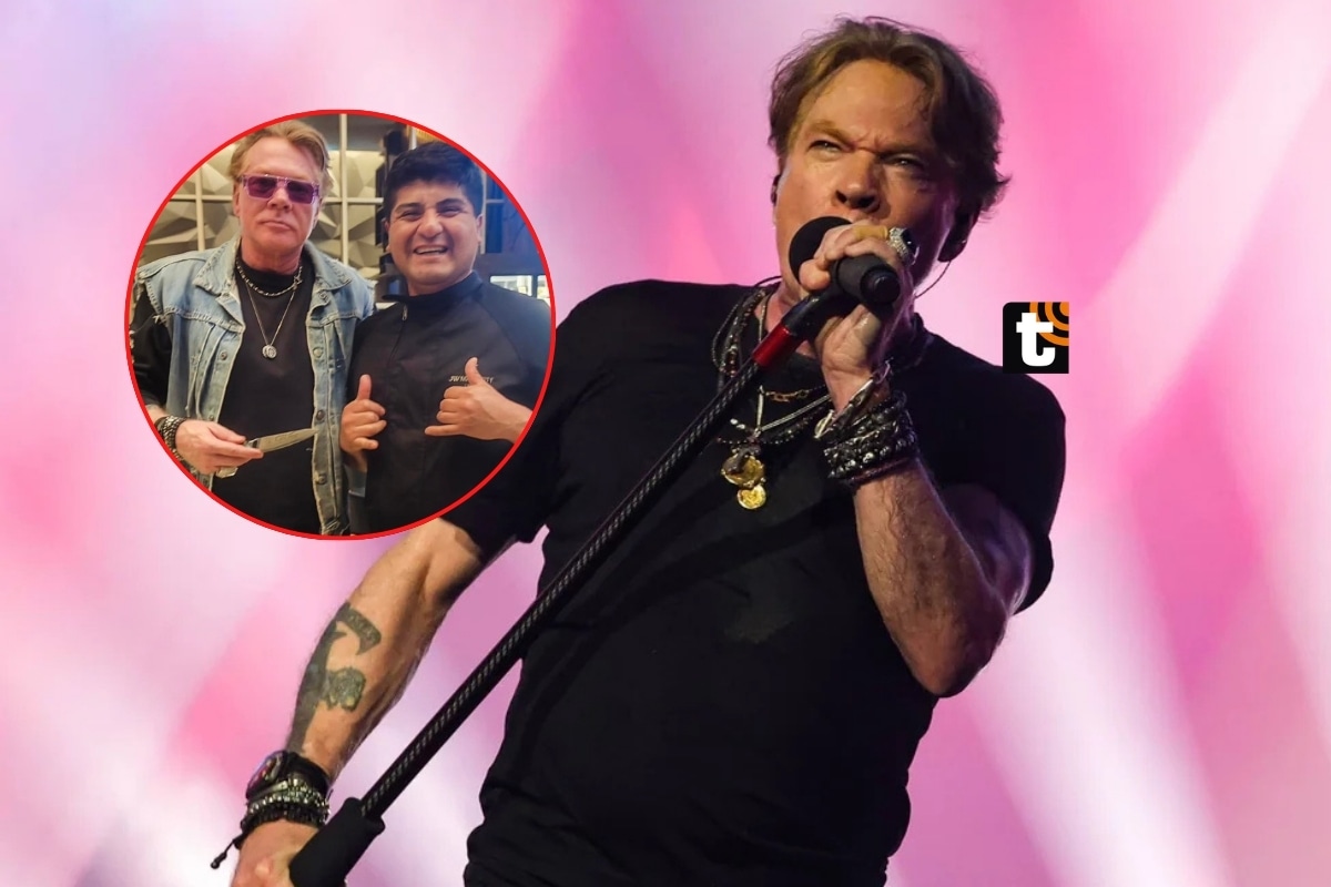 TROME - Chef peruano es despedido tras tomarse una foto con Axl Rose en lujoso hotel limeño